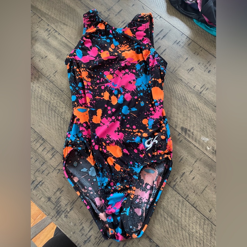 CM GK Confetti Leotard- good used condition